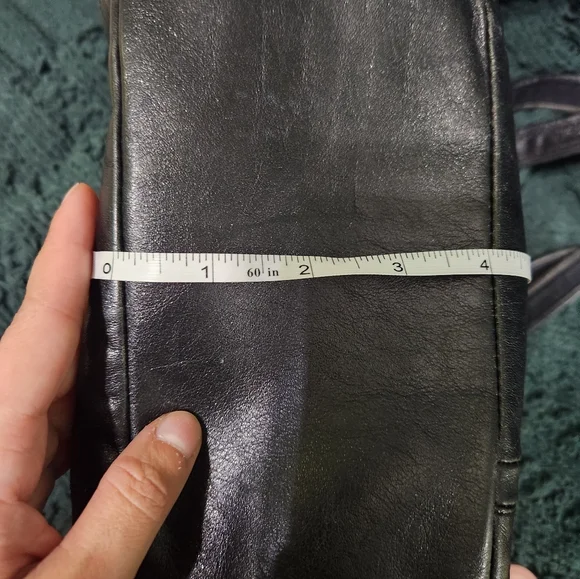 Coach Poppy Black Shimmer Convertible Crossbody - Picture 16 of 16